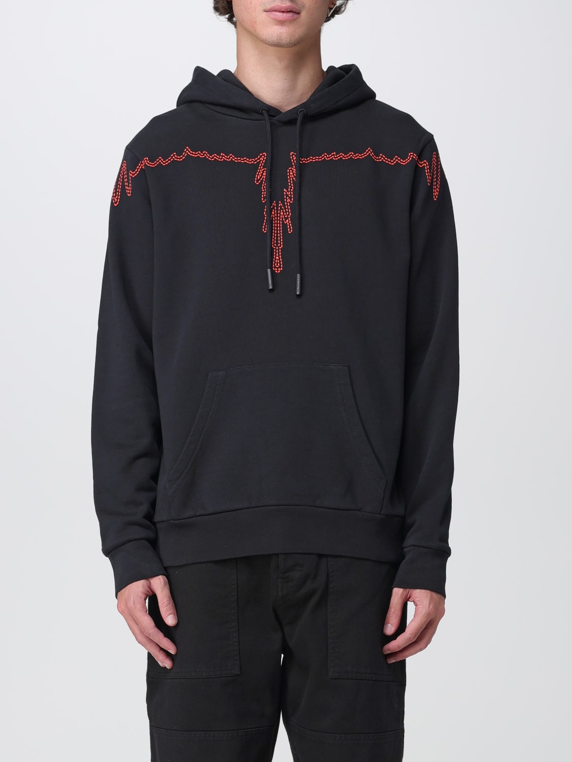 MARCELO BURLON SWEATSHIRT: Sweatshirt men Marcelo Burlon County Of Milan, Black - Img 1