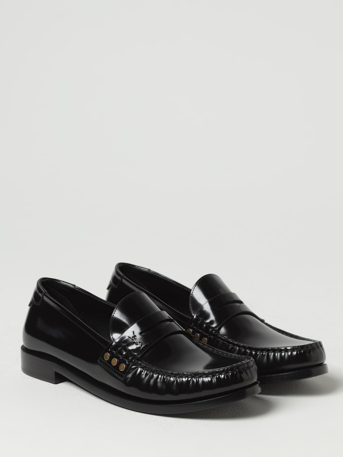 SAINT LAURENT MOCASSINS: Mocassins homme Saint Laurent, Noir - Img 2