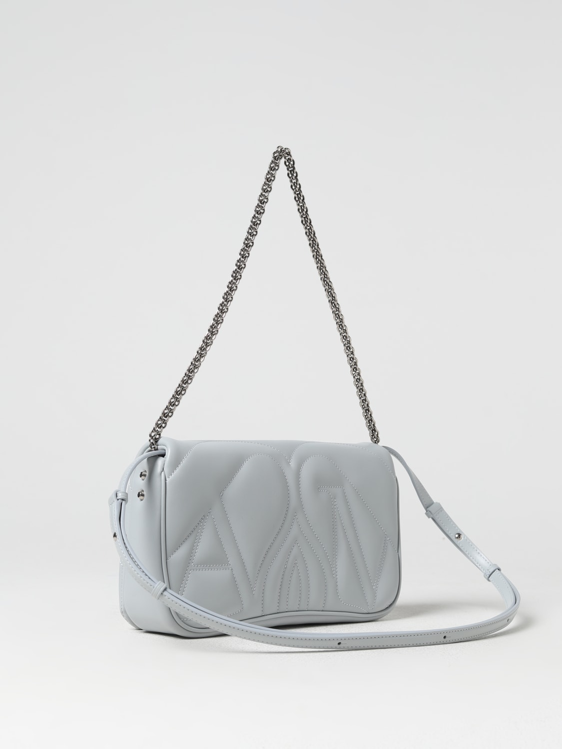 MCQUEEN SCHULTERTASCHE: Schultertasche damen McQueen, Ice - Img 2