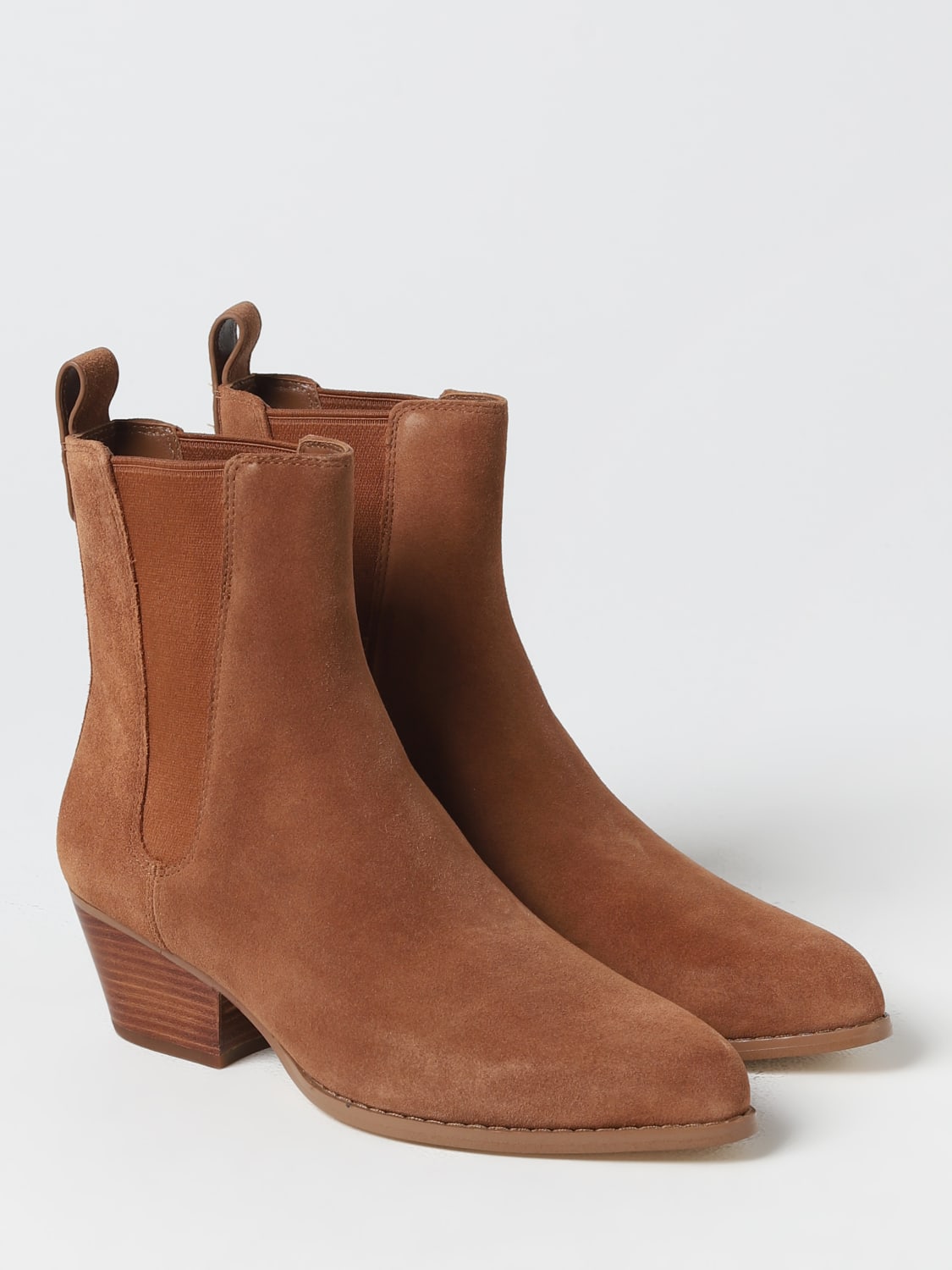Michael kors suede ankle booties sales