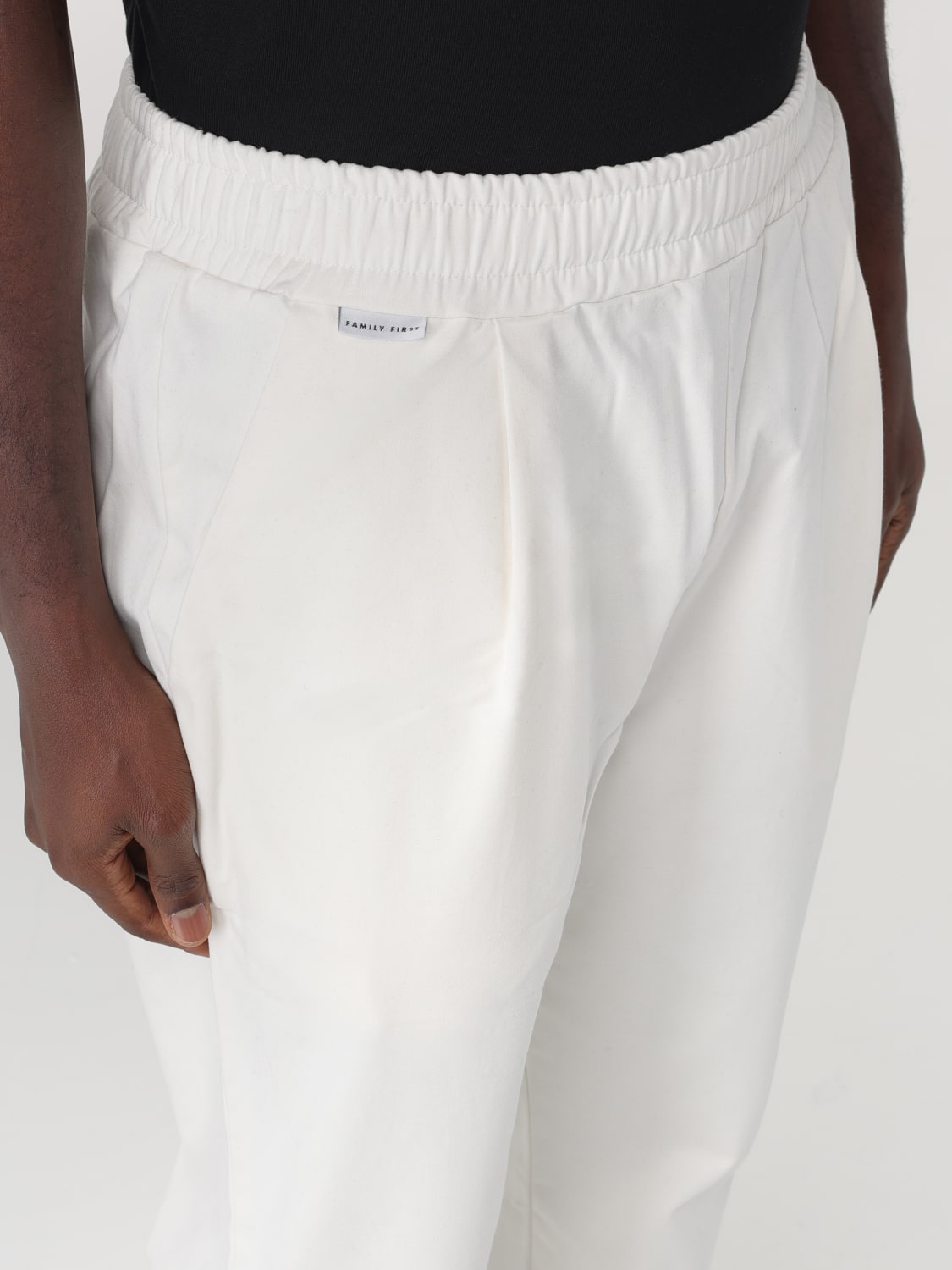 FAMILY FIRST PANTS: Pants men Family First, White - Img 3