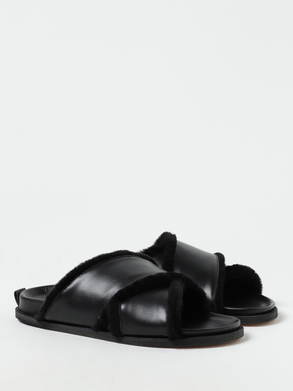 サンダル・ミュール FORTE FORTE Women Sandals 10829MYSHOES 44407 8014 NOIR Black forte-forte.jpg