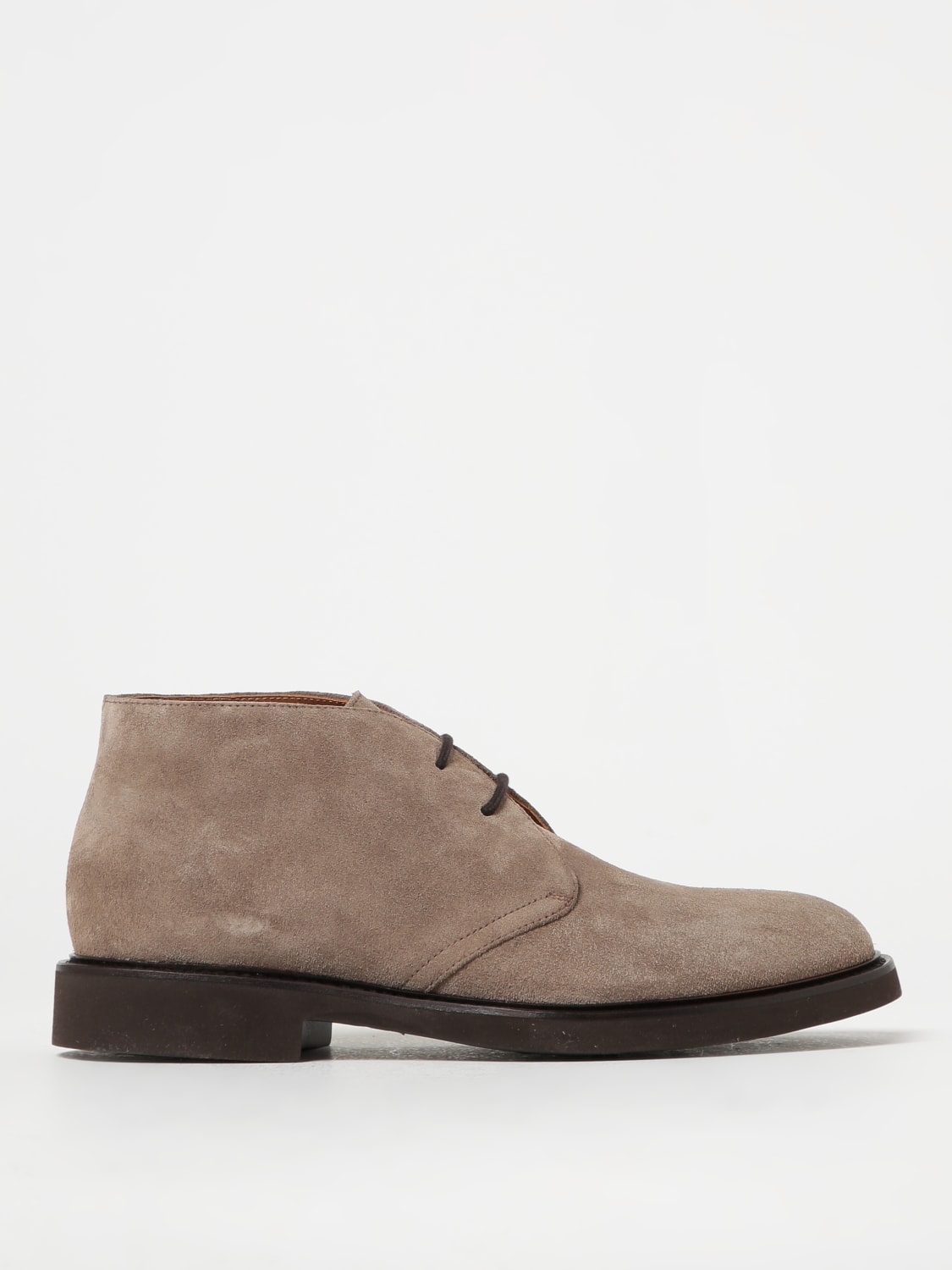 DOUCAL'S CHUKKA BOOTS: Shoes men Doucal's, Beige - Img 1