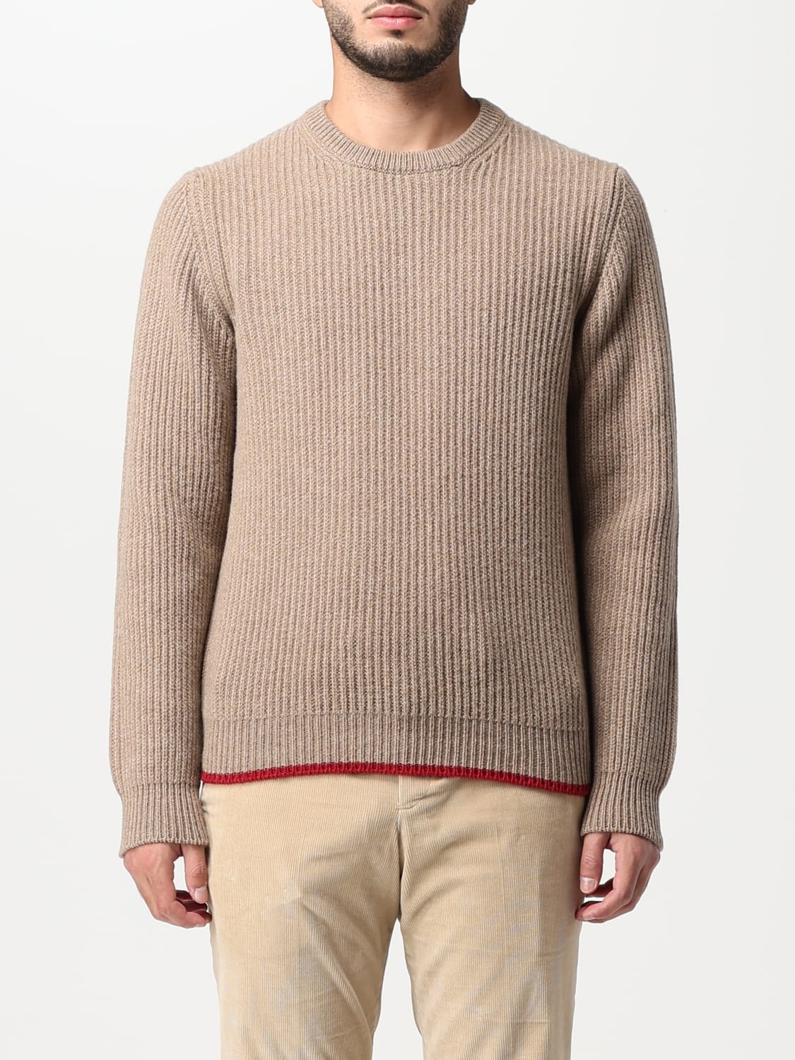 FAY SWEATER: Sweater men Fay, Biscuit - Img 1