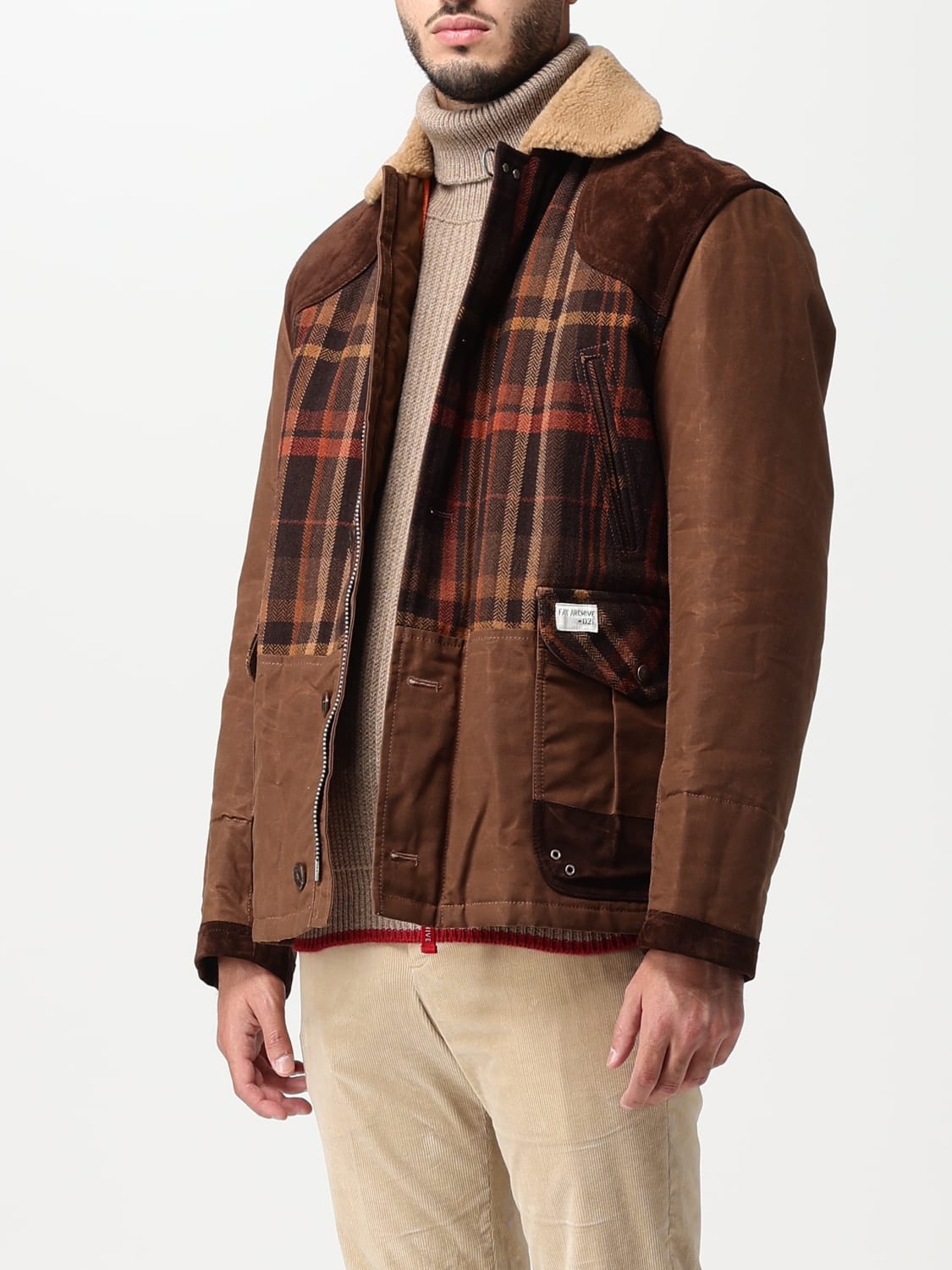 FAY JACKET: Jacket men Fay, Walnut - Img 3