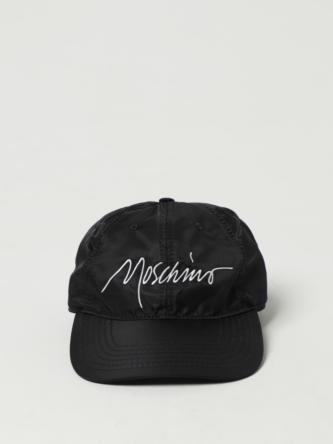 MOSCHINO COUTURE HAT: Moschino Couture hat in nylon, Black - Img 2