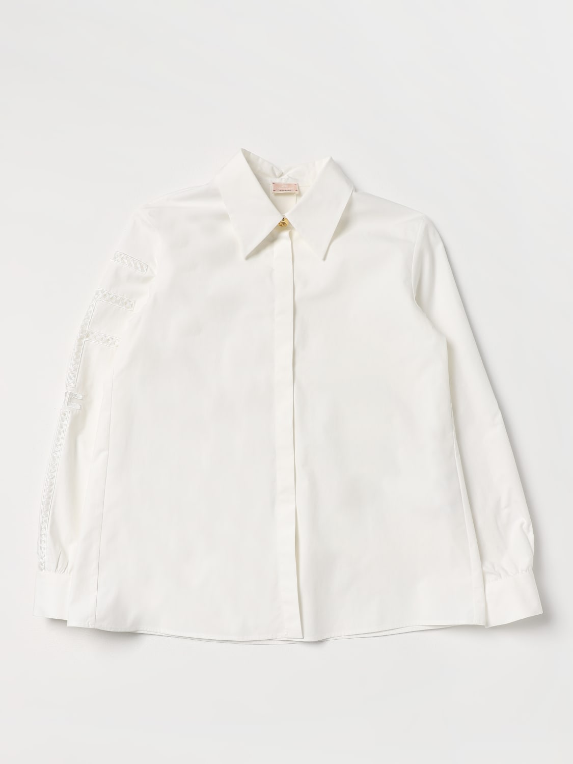 ELISABETTA FRANCHI LA MIA BAMBINA BLUSE: Bluse kinder Elisabetta Franchi La Mia Bambina, Yellow Cream - Img 1