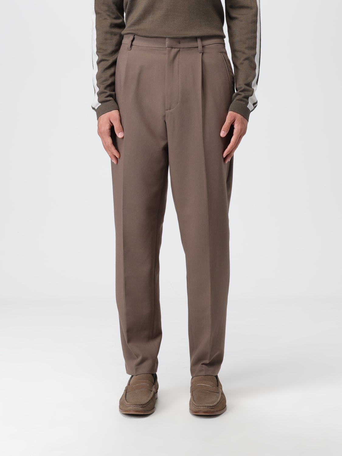 Emporio Armani Outlet Pantalon homme Marron Pantalon Emporio Armani 6R1PC61NFTZ en ligne sur GIGLIO.COM