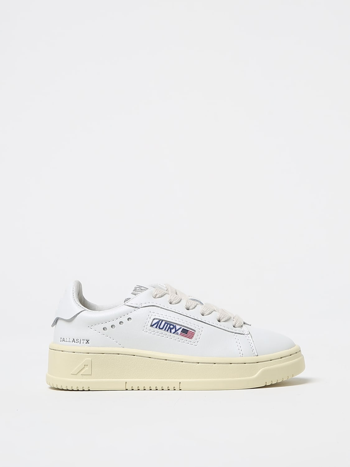 AUTRY SNEAKERS: Autry Dallas leather sneakers, White - Img 1