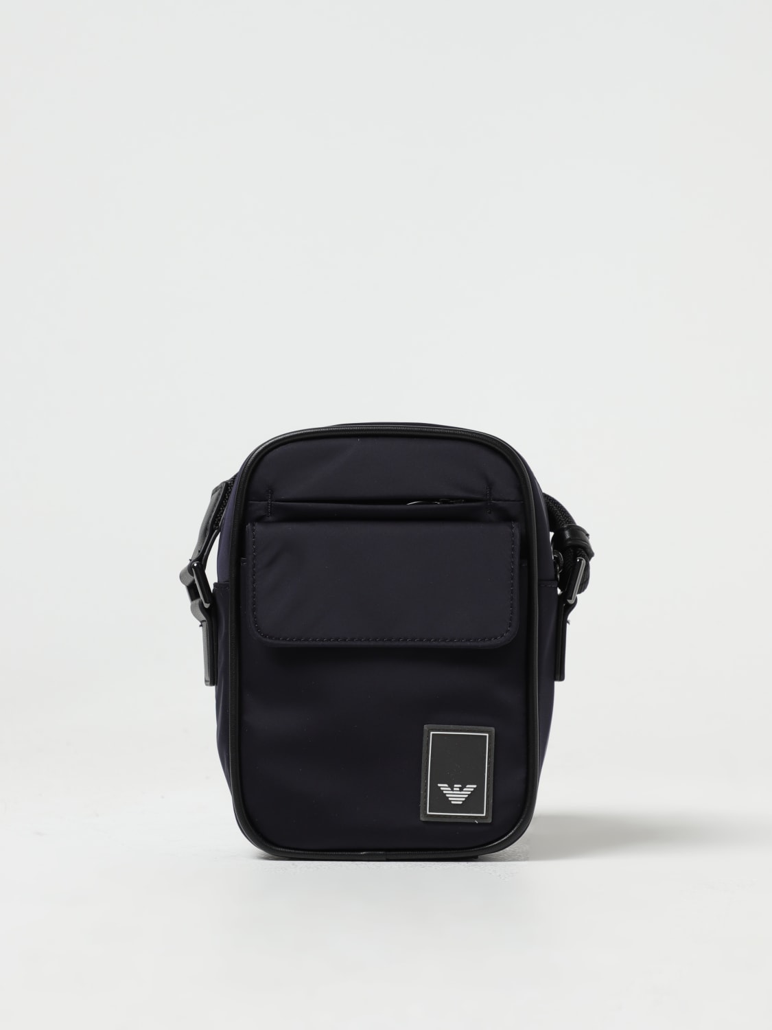 Emporio Armani Outlet bag in nylon Blue Emporio Armani shoulder bag Y4R454Y700J online at GIGLIO.COM