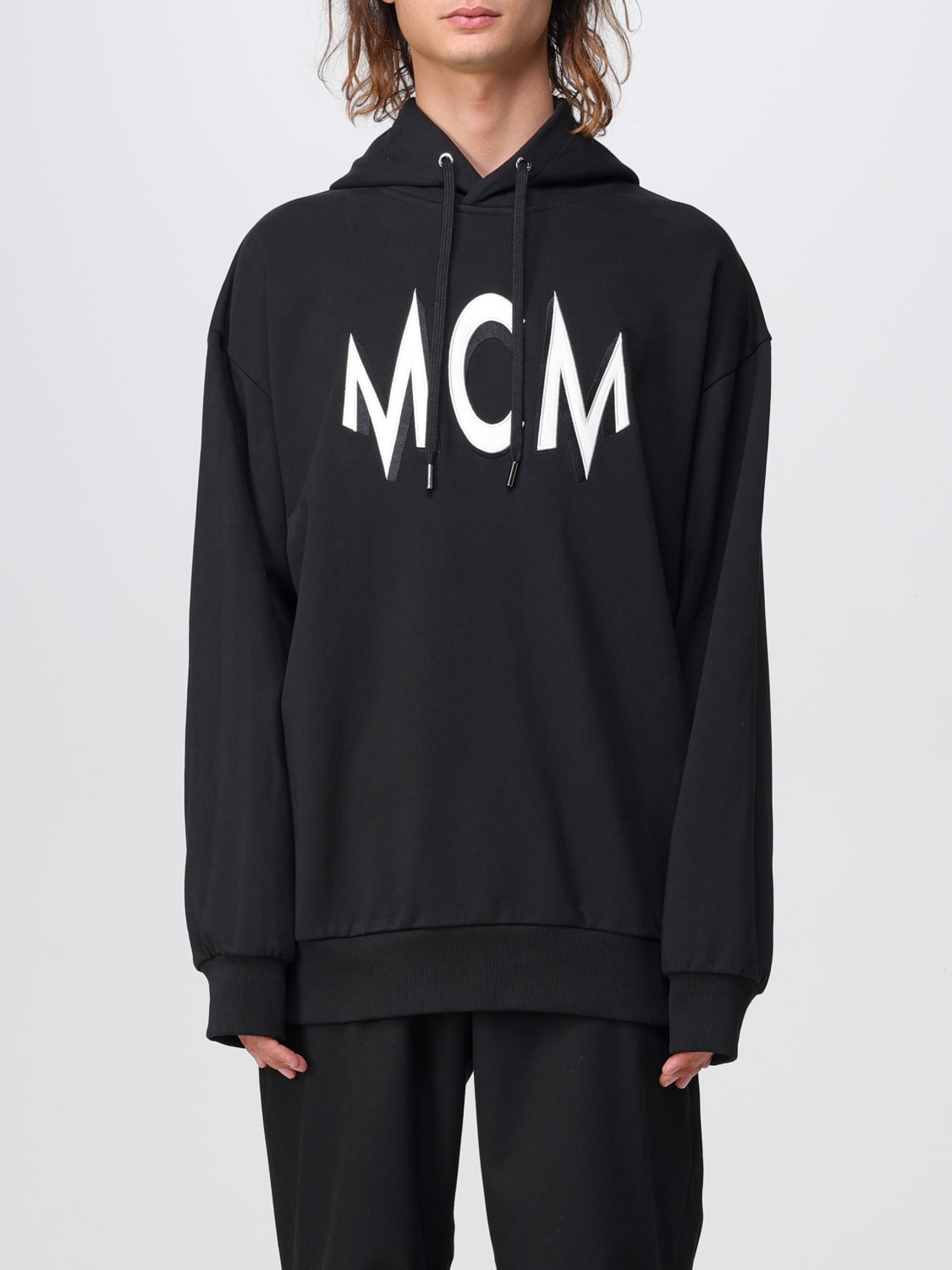 MCM SWEATSHIRT: Sweatshirt herren Mcm, Schwarz - Img 1