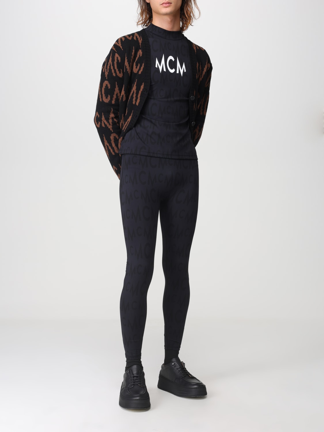 MCM CARDIGAN: Sweater men Mcm, Black - Img 2