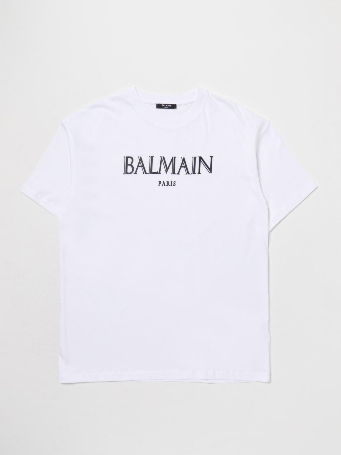 BALMAIN 티셔츠: 티셔츠 남아 Balmain Kids, 화이트 - Img 1