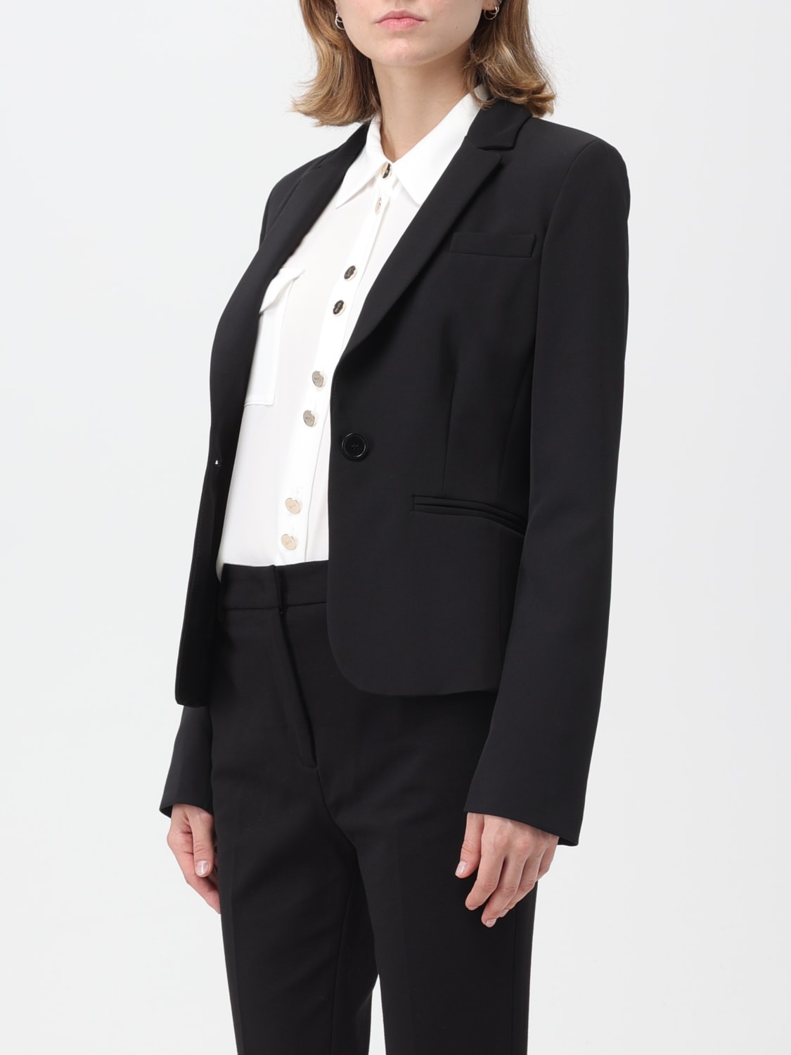 LIU JO BLAZER: Blazer woman Liu Jo, Black - Img 3