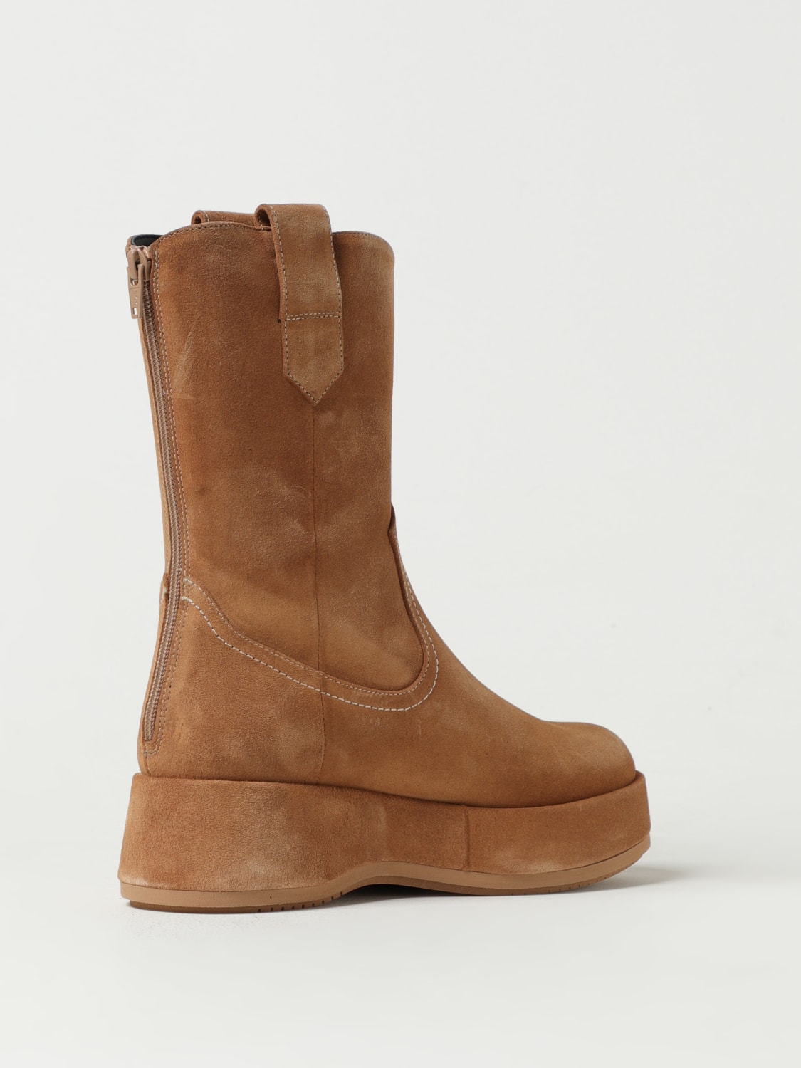 PALOMA BARCELÒ STIVALI: Stivaletto Ander Paloma Barcelò in pelle scamosciata, Marrone - Img 3