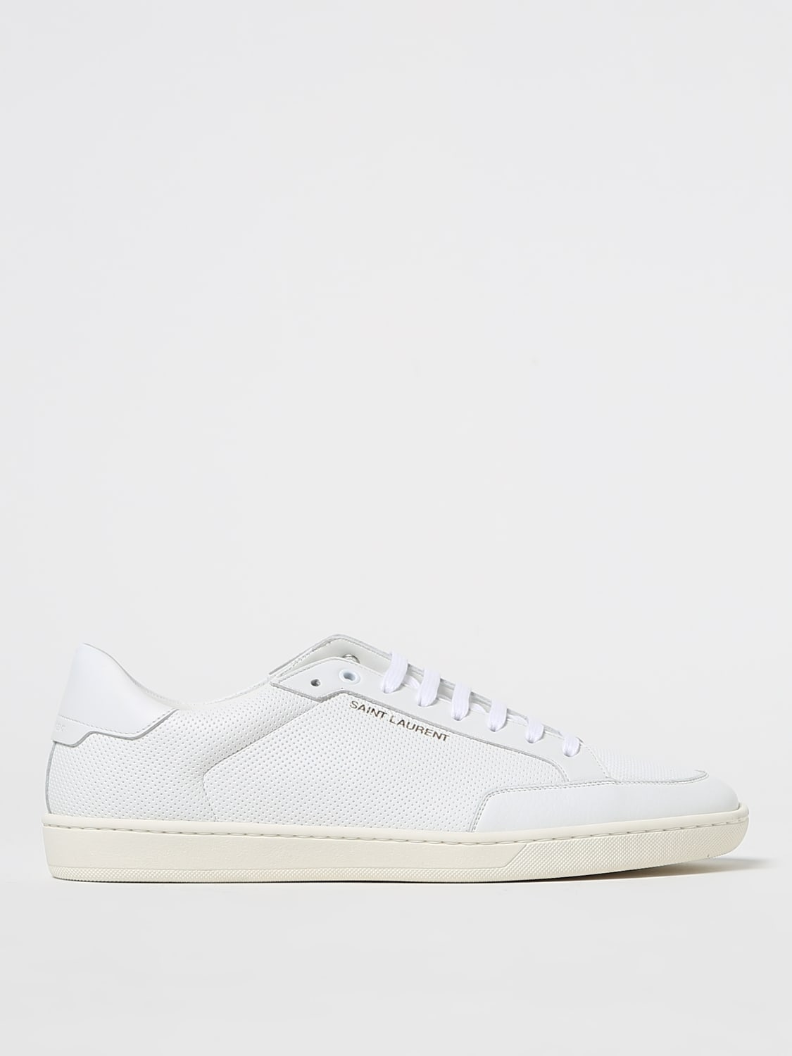 SAINT LAURENT SNEAKERS: Saint Laurent SL/61 sneakers in leather, White - Img 1