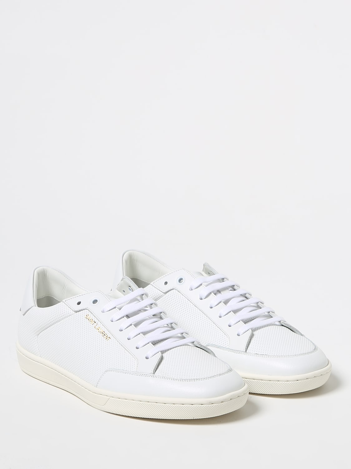SAINT LAURENT SNEAKERS: Saint Laurent SL/61 sneakers in leather, White - Img 2