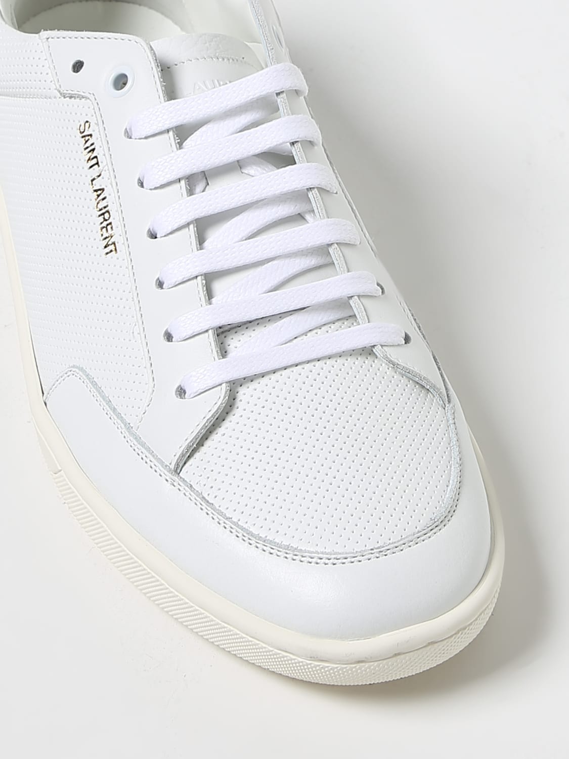 SAINT LAURENT SNEAKERS: Saint Laurent SL/61 sneakers in leather, White - Img 4