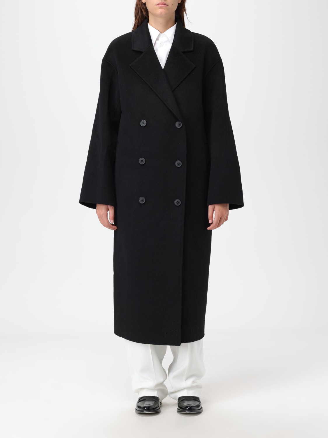 LOU LOU STUDIO CAPPOTTO: Cappotto Boneo Lou Lou Studio in lana e cashmere, Nero - Img 1