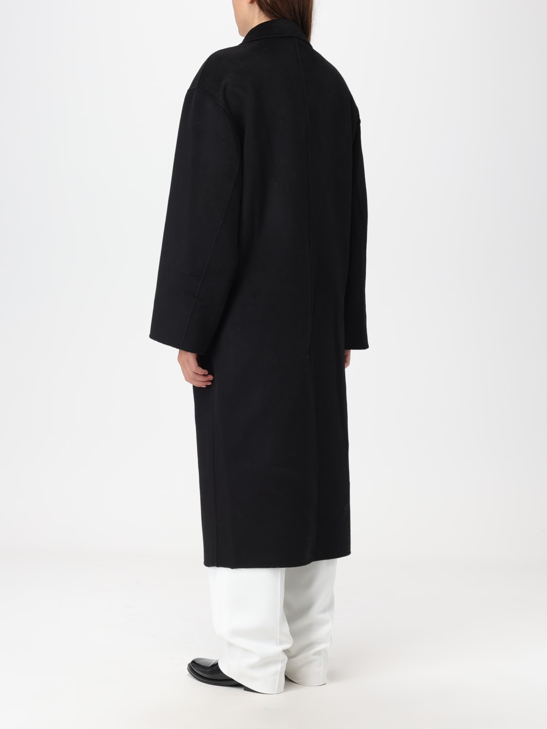 LOU LOU STUDIO CAPPOTTO: Cappotto Boneo Lou Lou Studio in lana e cashmere, Nero - Img 2