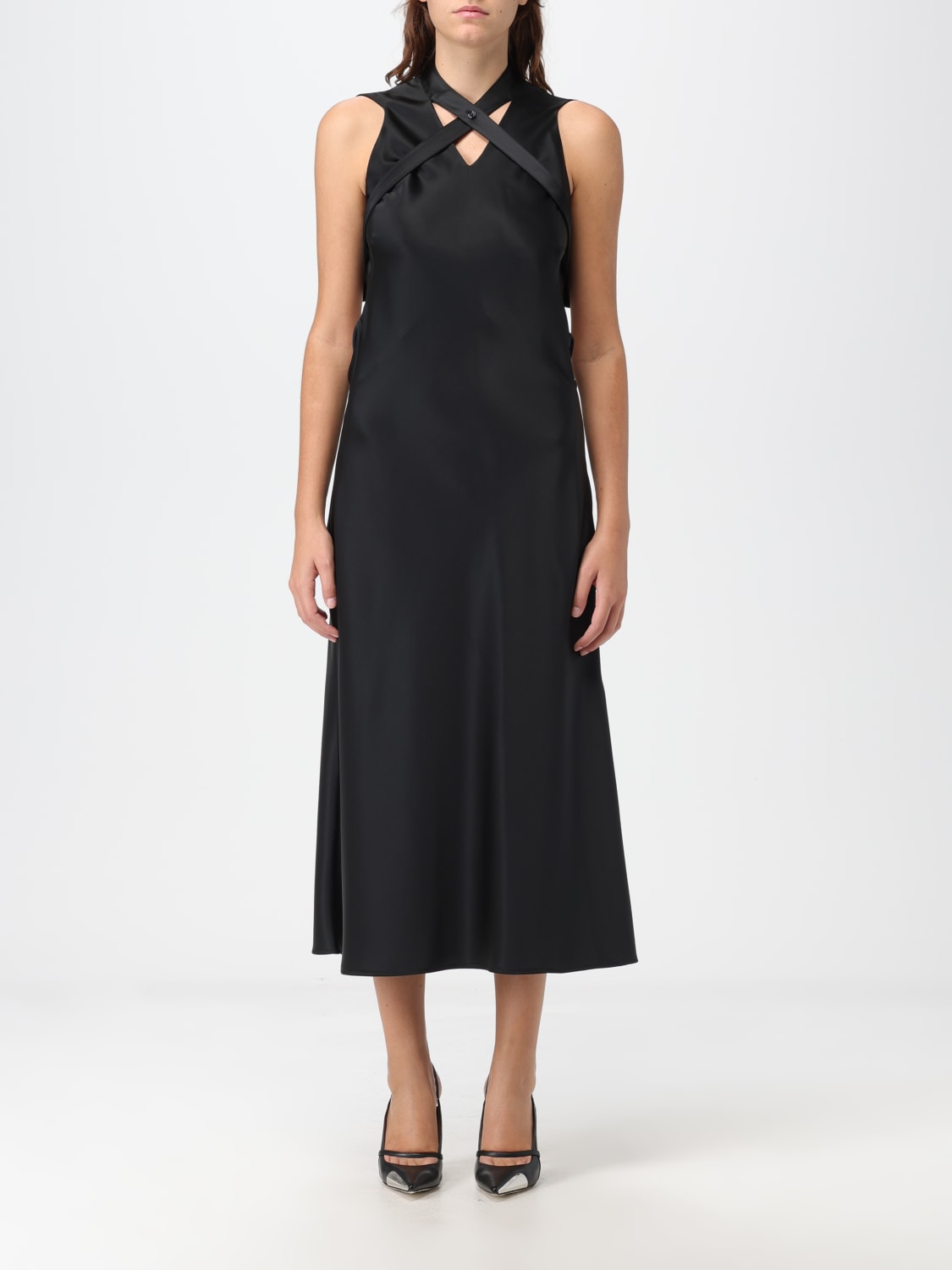 OFF-WHITE DRESS: Dress woman Off-white, Black - Img 1