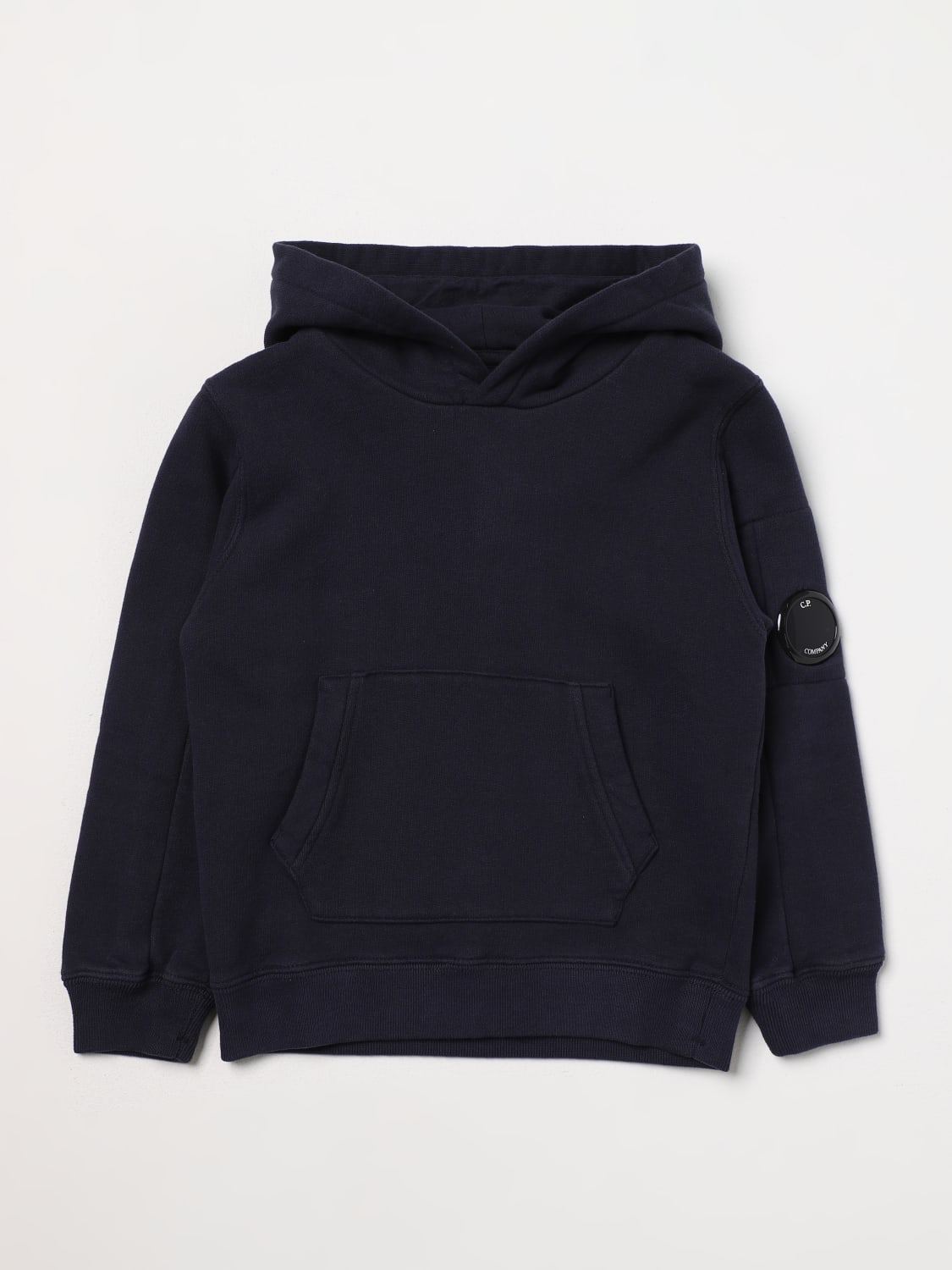 Cp company hoodie navy best sale