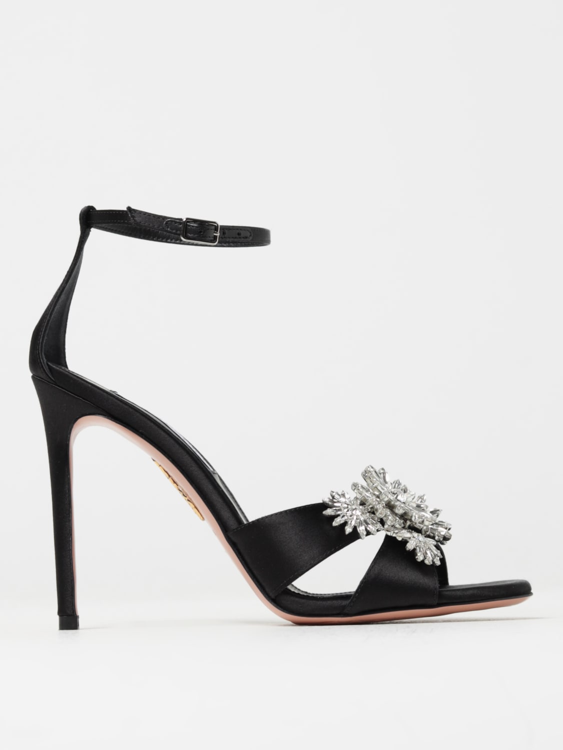 AQUAZZURA 힐 샌들: 힐 샌들 여성 Aquazzura, 블랙 - Img 1