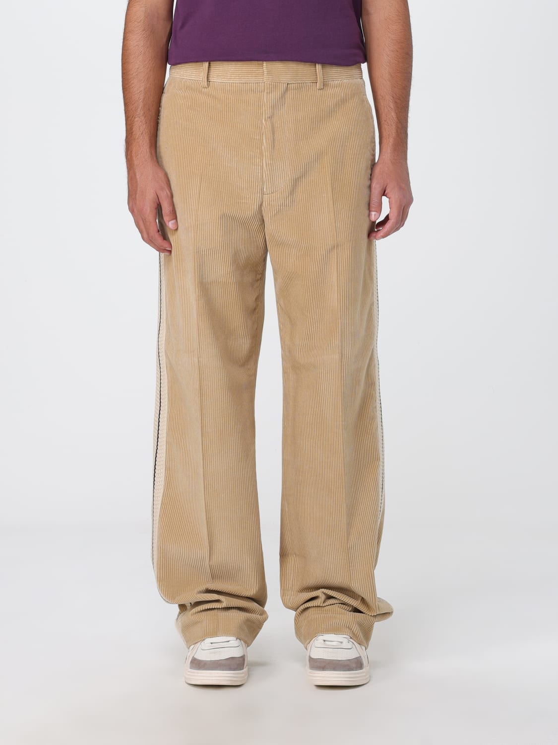 PALM ANGELS PANTS: Pants men Palm Angels, Brown - Img 1