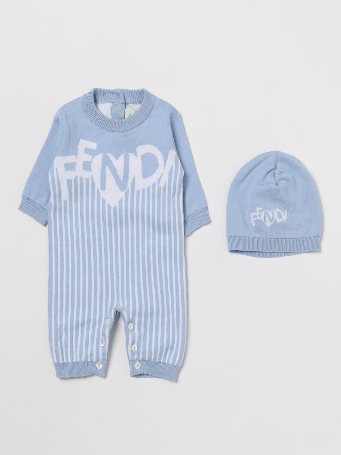 FENDI 팩: 팩 남아 Fendi Kids, 노드 블루 - Img 1