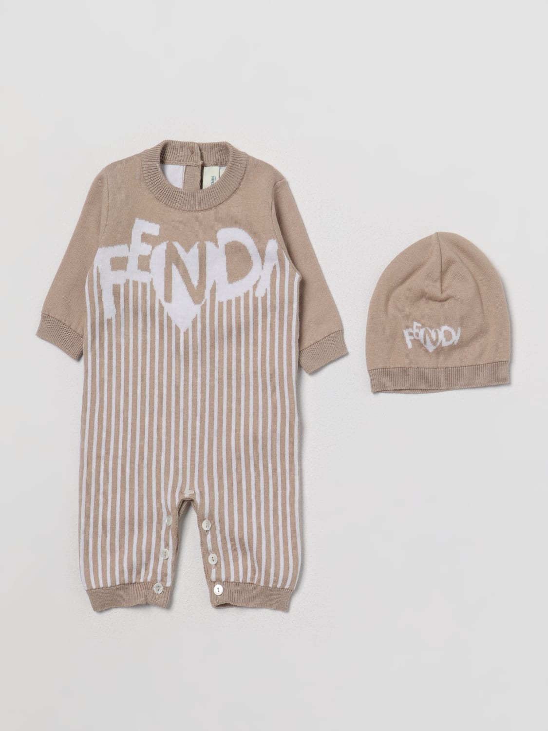 FENDI PACK: Pack niños Fendi Kids, Beige - Img 1