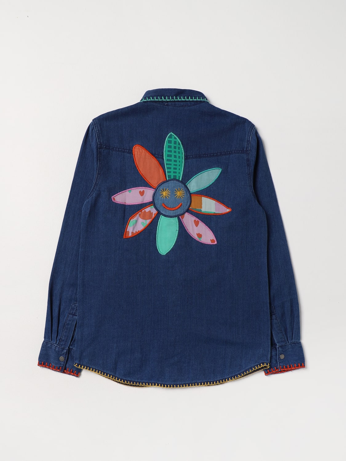 STELLA MCCARTNEY KIDS CAMICIA: Camicia bambino Stella McCartney Kids, Blue - Img 2