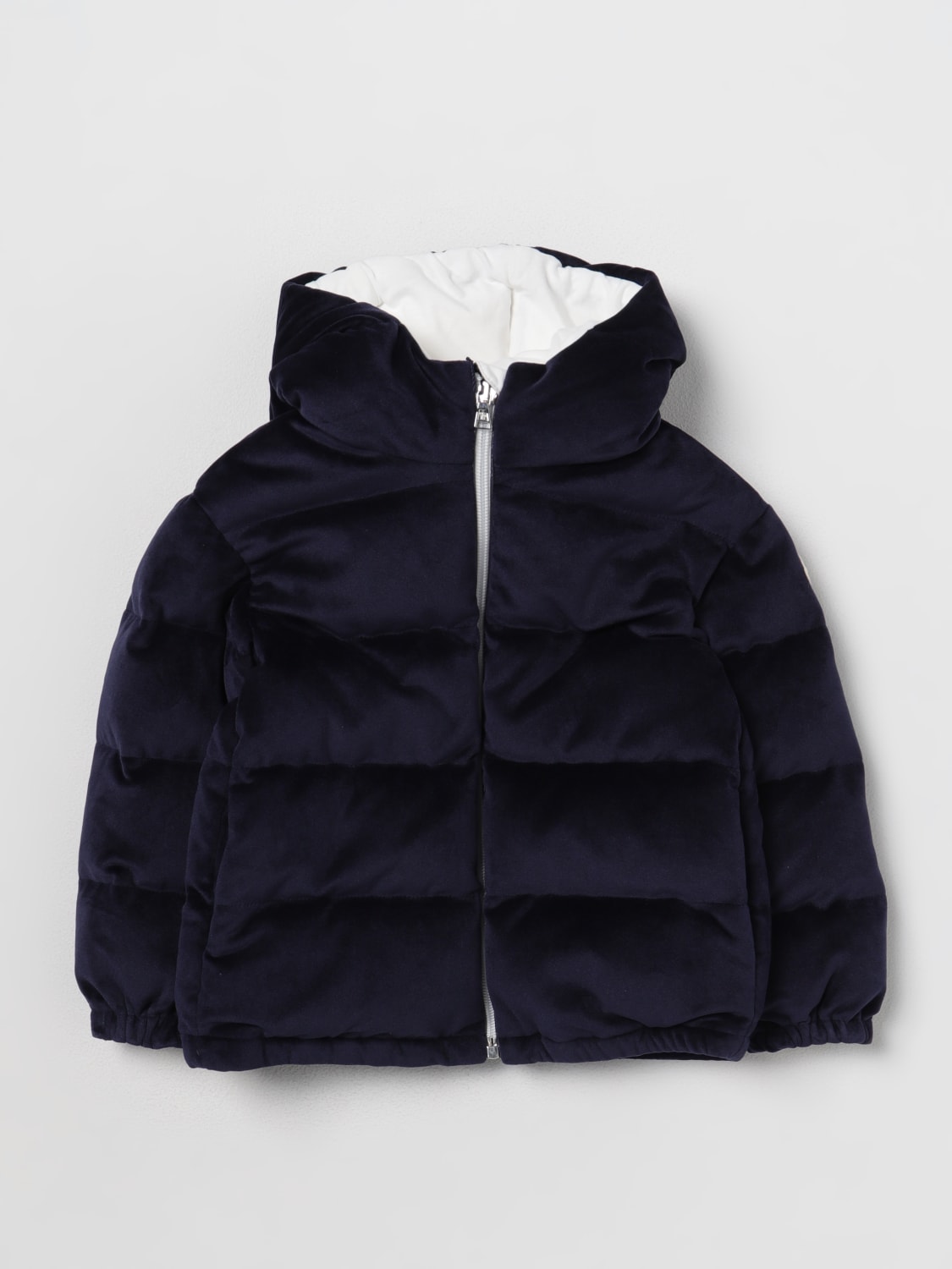 MONCLER GIACCA: Giacca neonato Moncler, Blue - Img 1