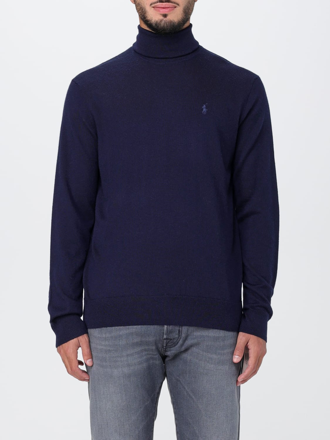 POLO RALPH LAUREN SWEATER: Sweater men Polo Ralph Lauren, Navy - Img 1