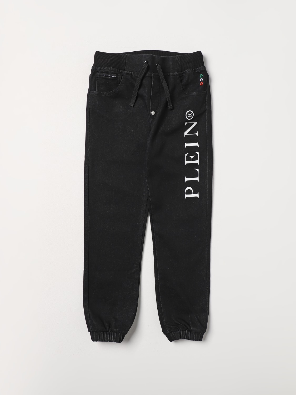 PHILIPP PLEIN PANTS: Pants kids Philipp Plein, Black - Img 1