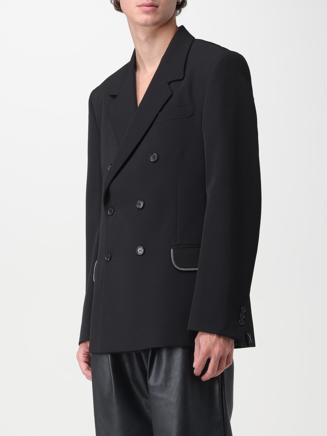 OFF-WHITE JACKET: Off-white men's blazer, Black - Img 4