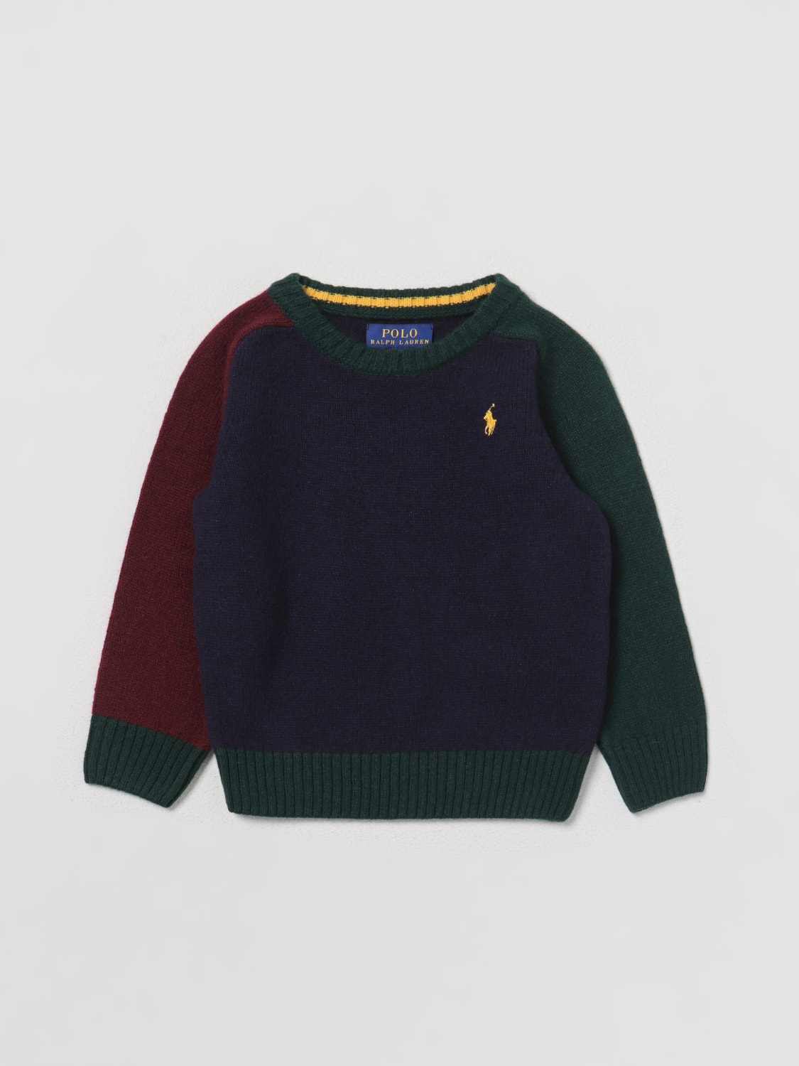 POLO RALPH LAUREN SWEATER: Sweater kids Polo Ralph Lauren, Navy - Img 1