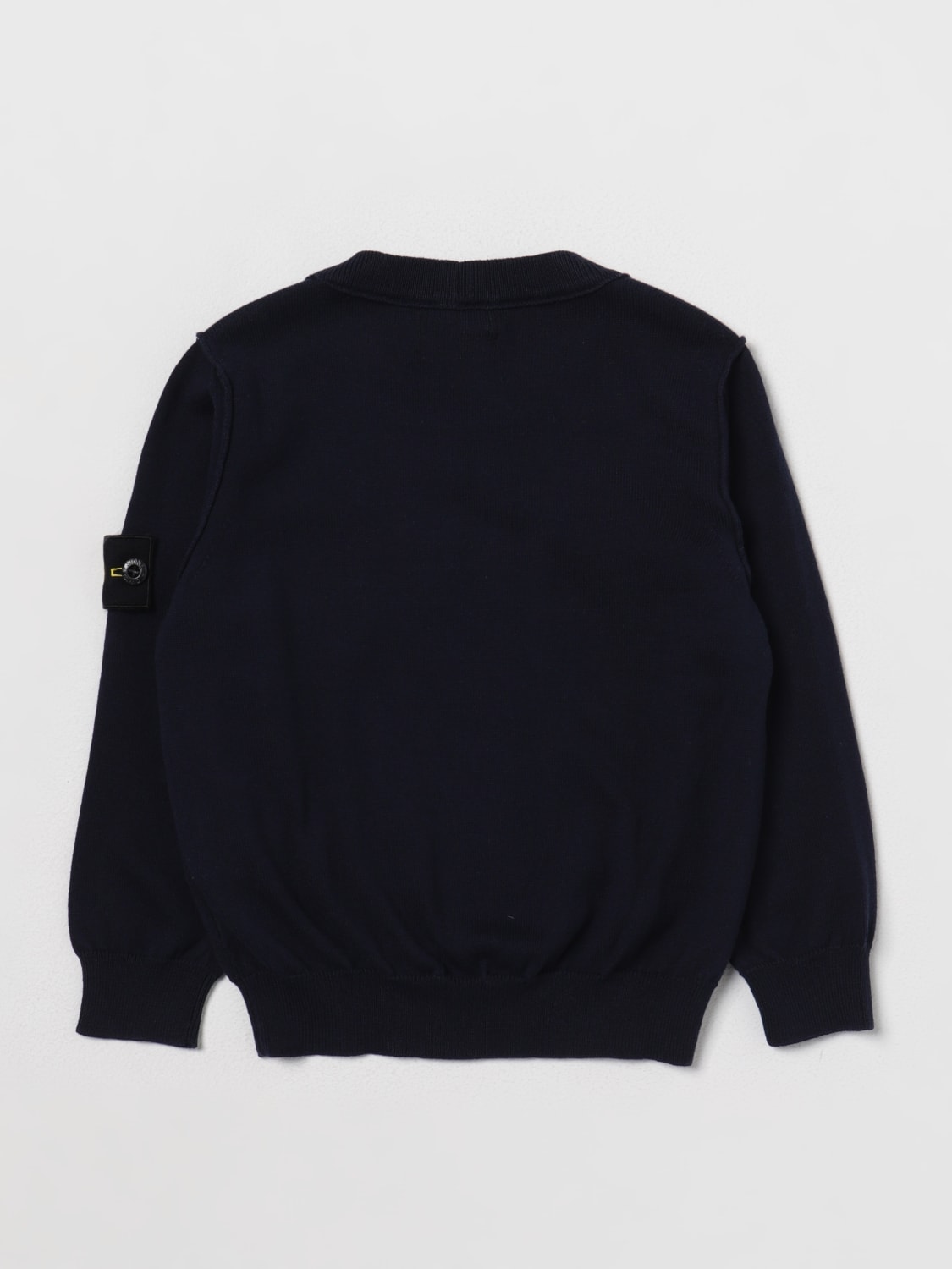 STONE ISLAND JUNIOR SWEATER: Sweater kids Stone Island Junior, Blue - Img 2