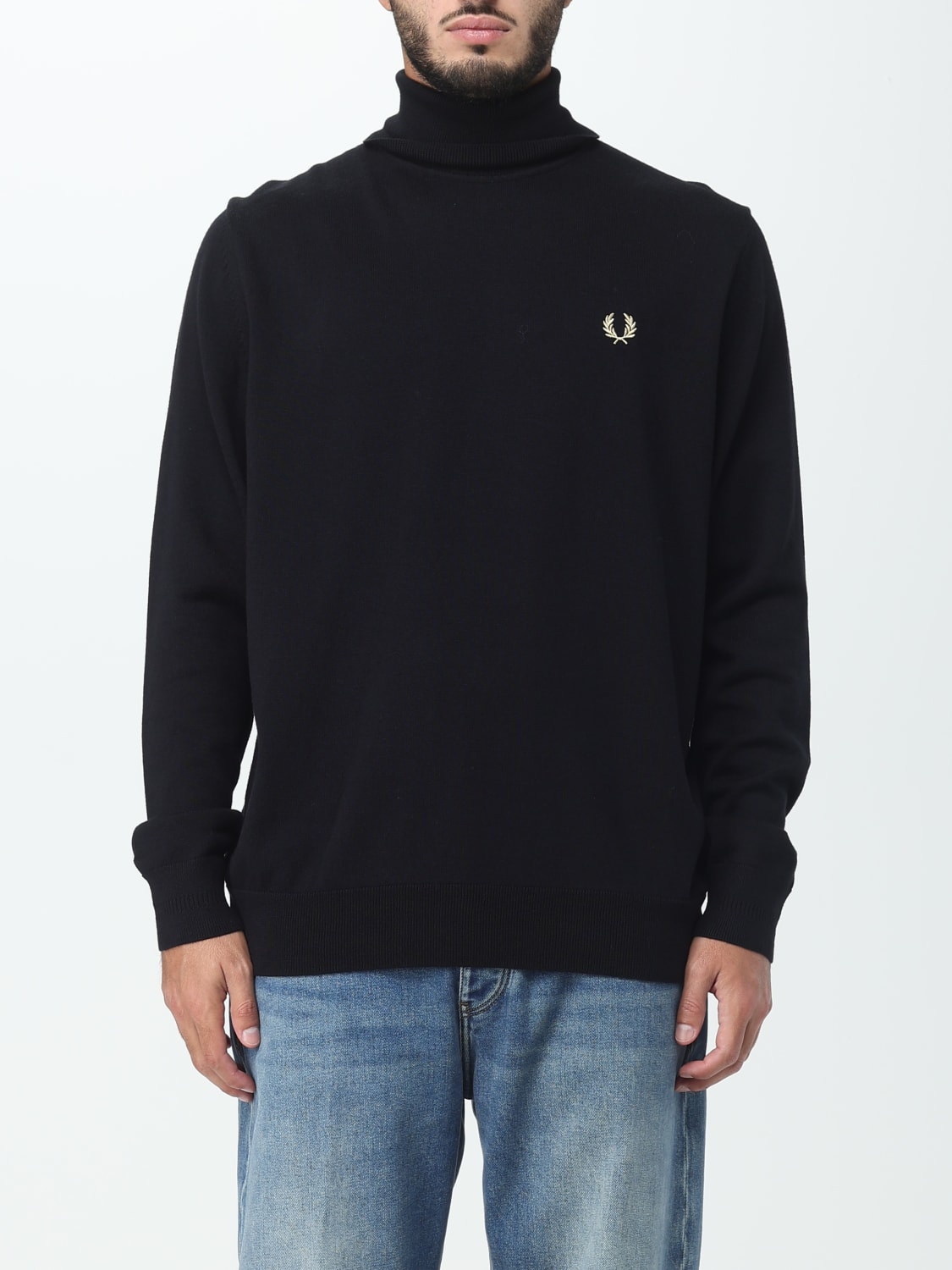 FRED PERRY СВИТЕР: Свитер Мужское Fred Perry, Черный - Img 1