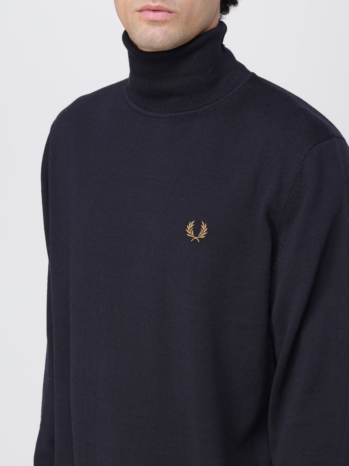 FRED PERRY 스웨터: 스웨터 남성 Fred Perry, 블루 - Img 3