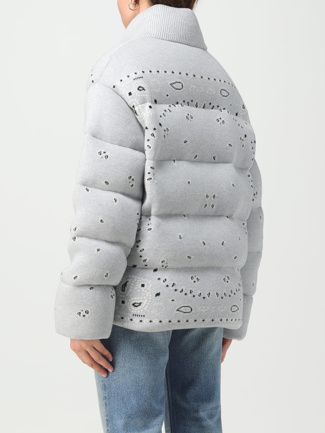 ジャケット ALANUI Woman Jacket Grey LWED002F23KNI001 0984 Alanui Outlet: Jacket woman - Grey | Alanui jacket