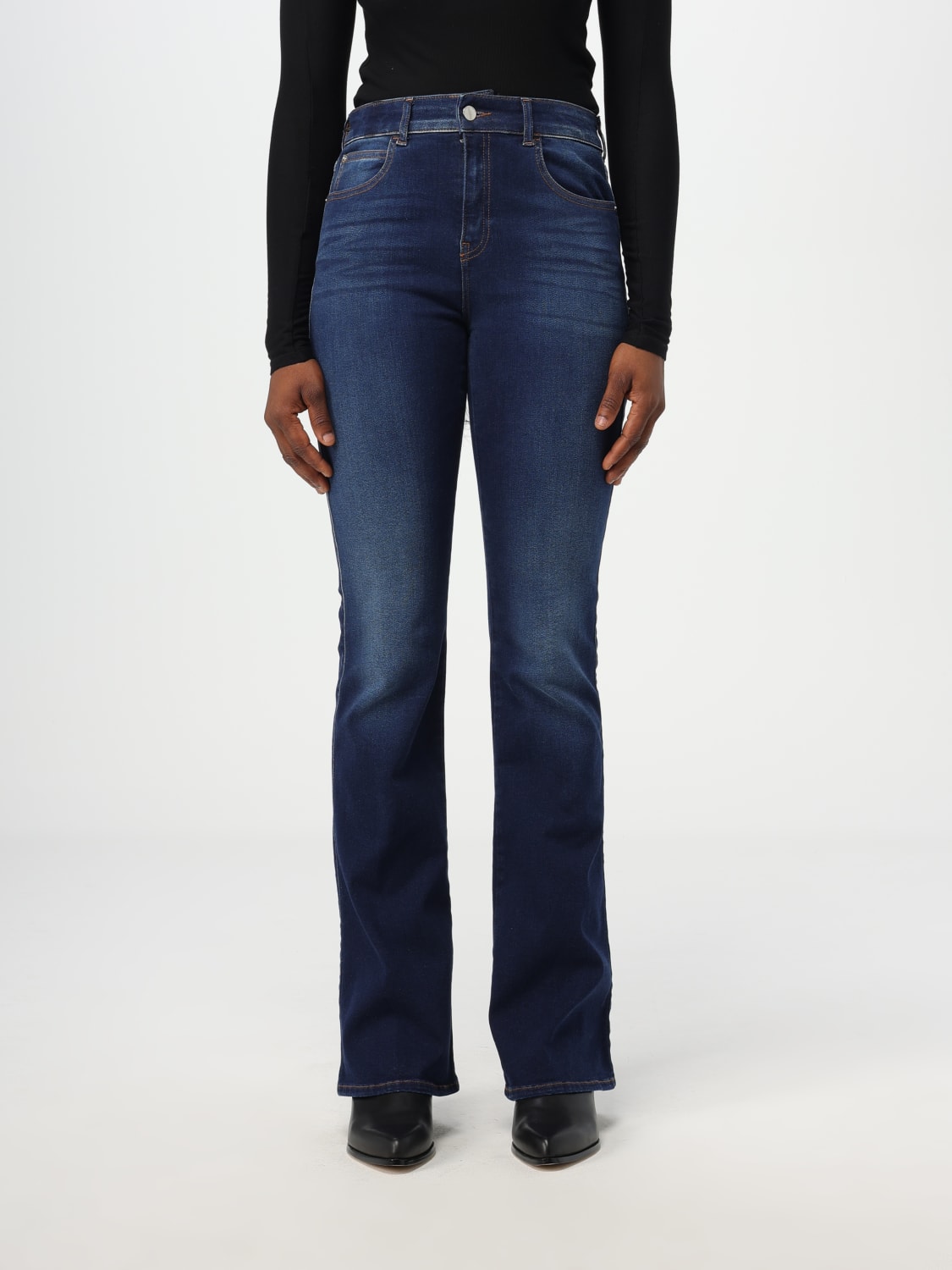 Womens high waisted armani jeans best sale