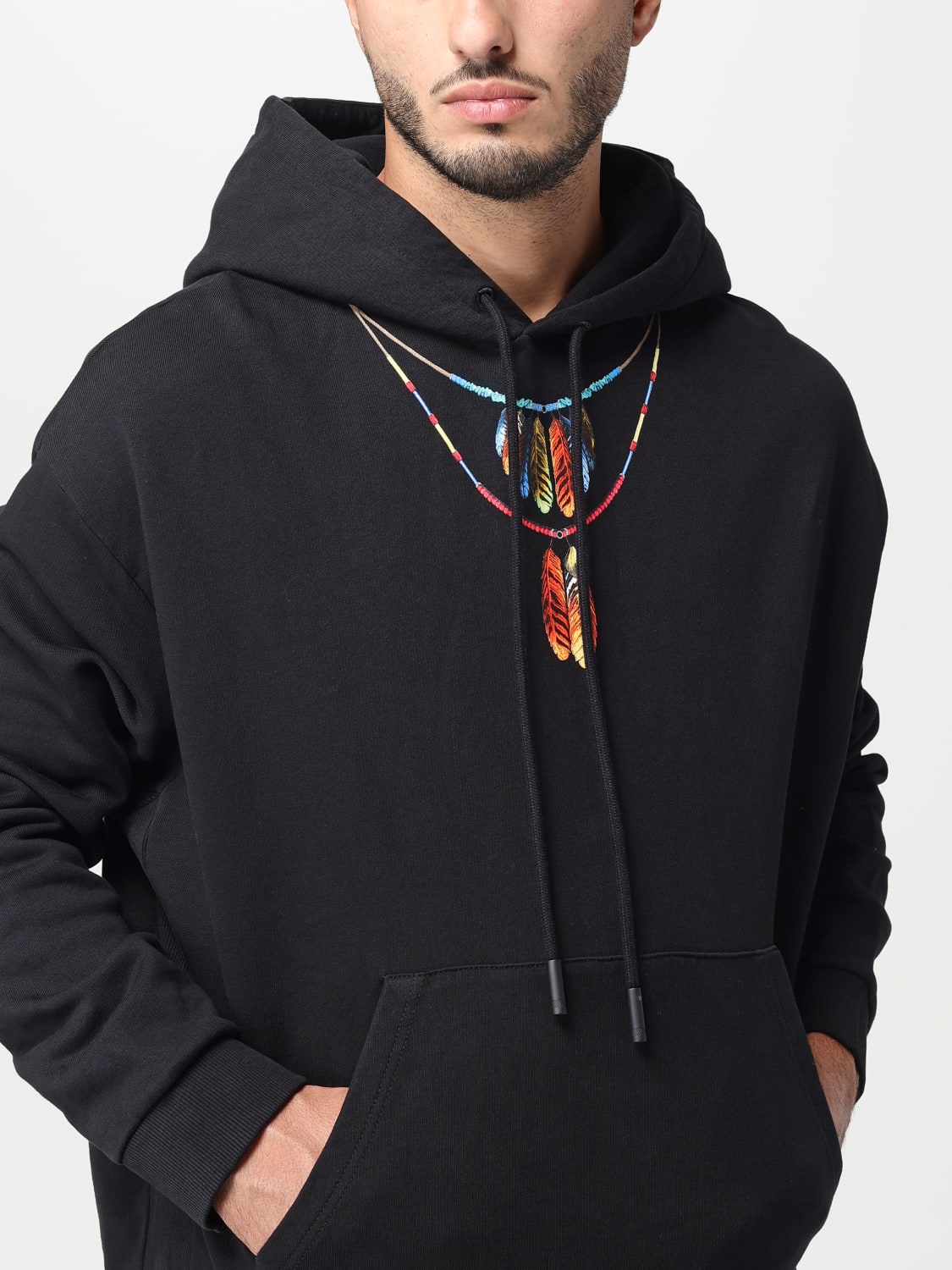 COUNTY OF MILAN SWEATSHIRT: Sweater men County Of Milan, Black 1 - Img 4