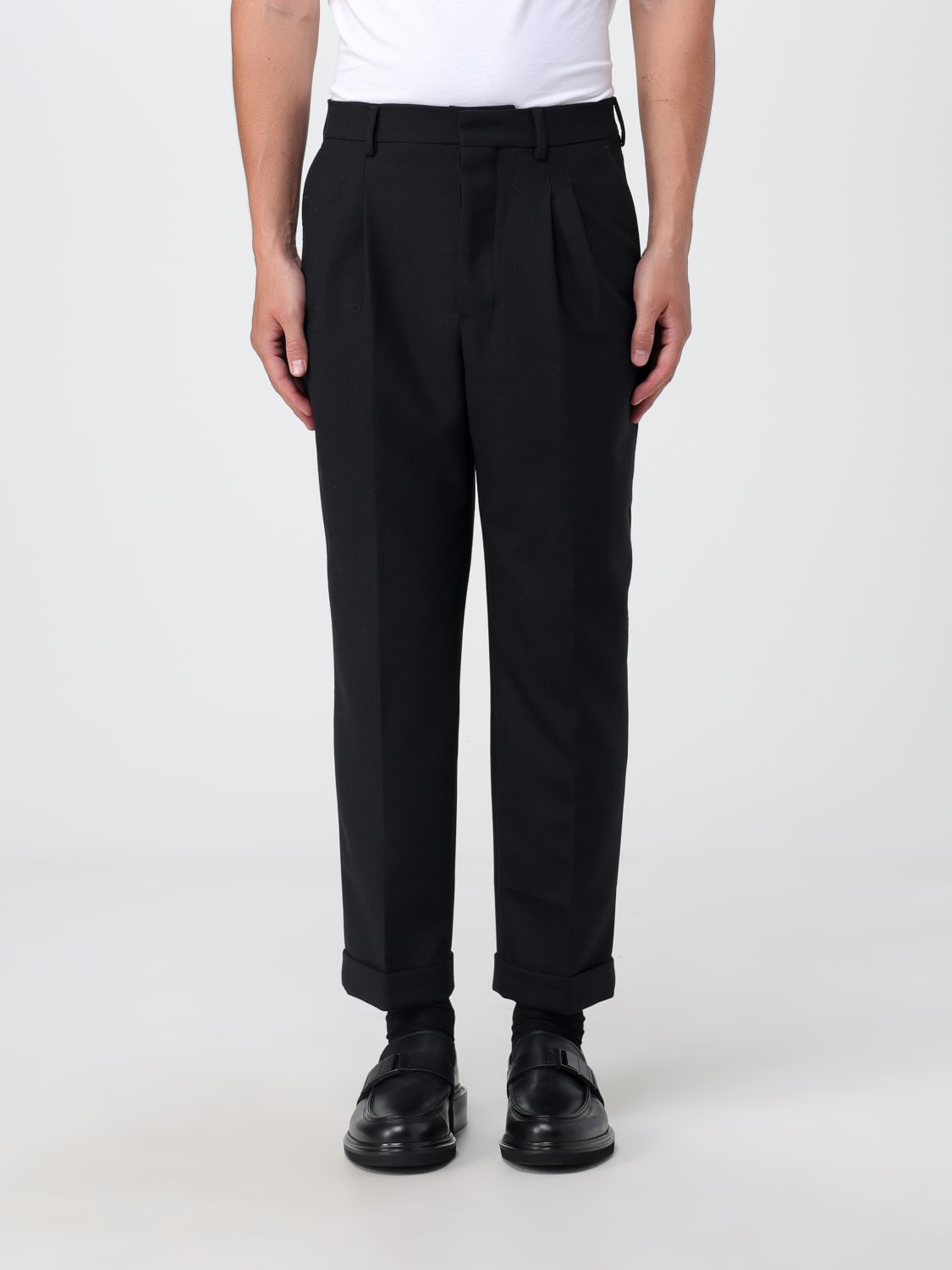 AMI PARIS PANTS: Pants men Ami Paris, Black - Img 1