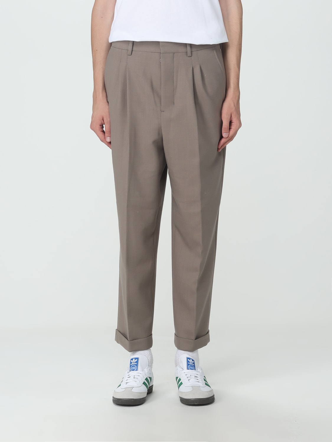 AMI PARIS PANTALON: Pantalon homme Ami Paris, Beige - Img 1