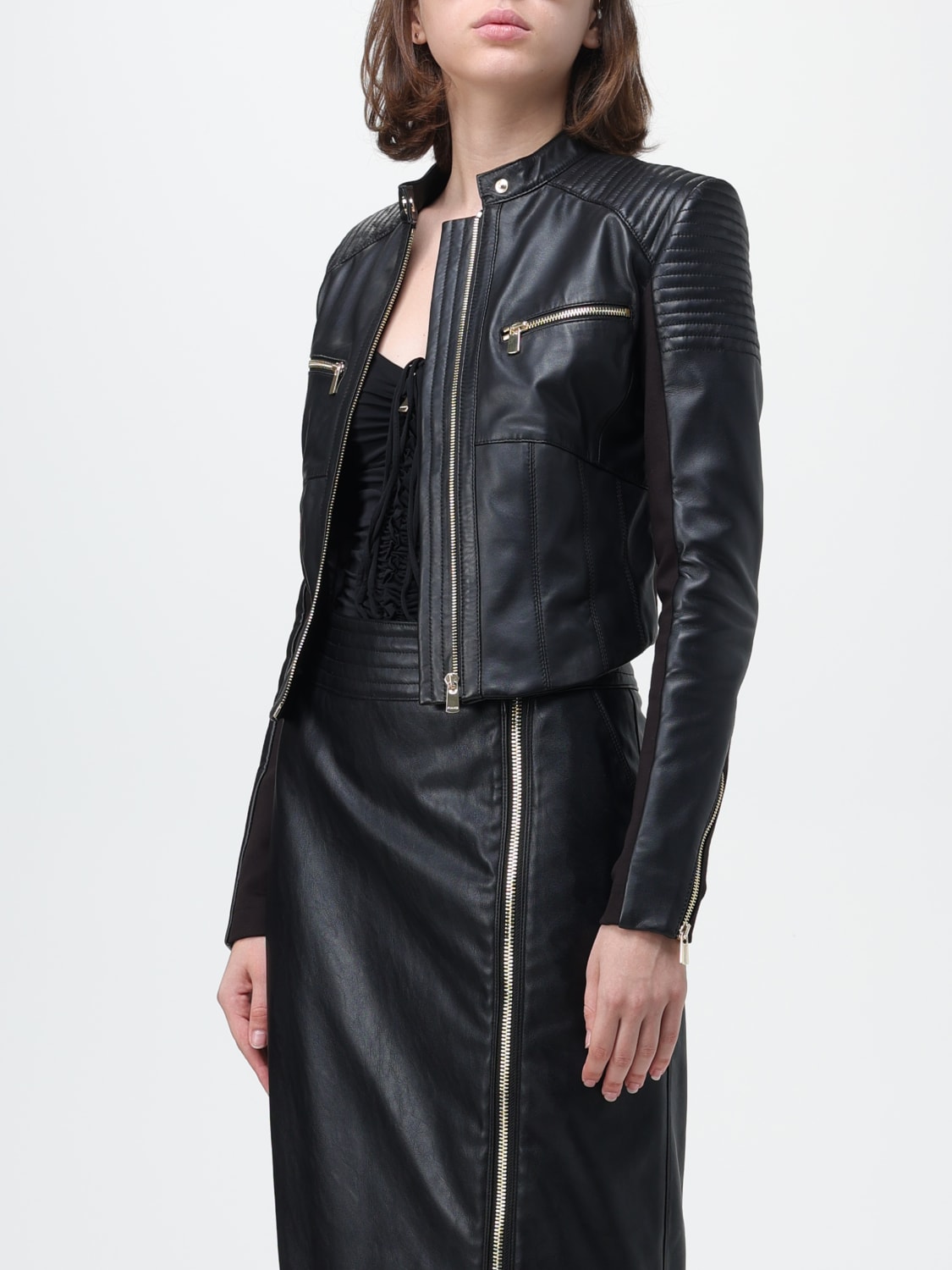 PINKO JACKET: Coat woman Pinko, Black - Img 3