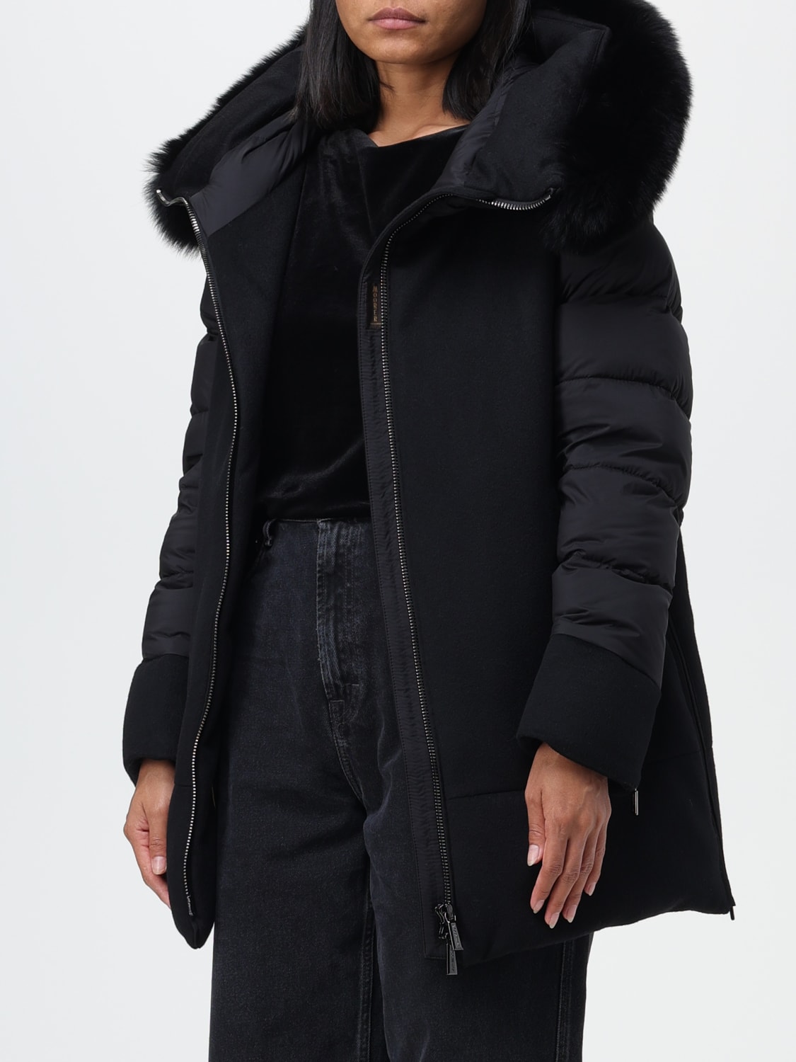 MOORER MANTEL: Jacke damen Moorer, Schwarz - Img 3