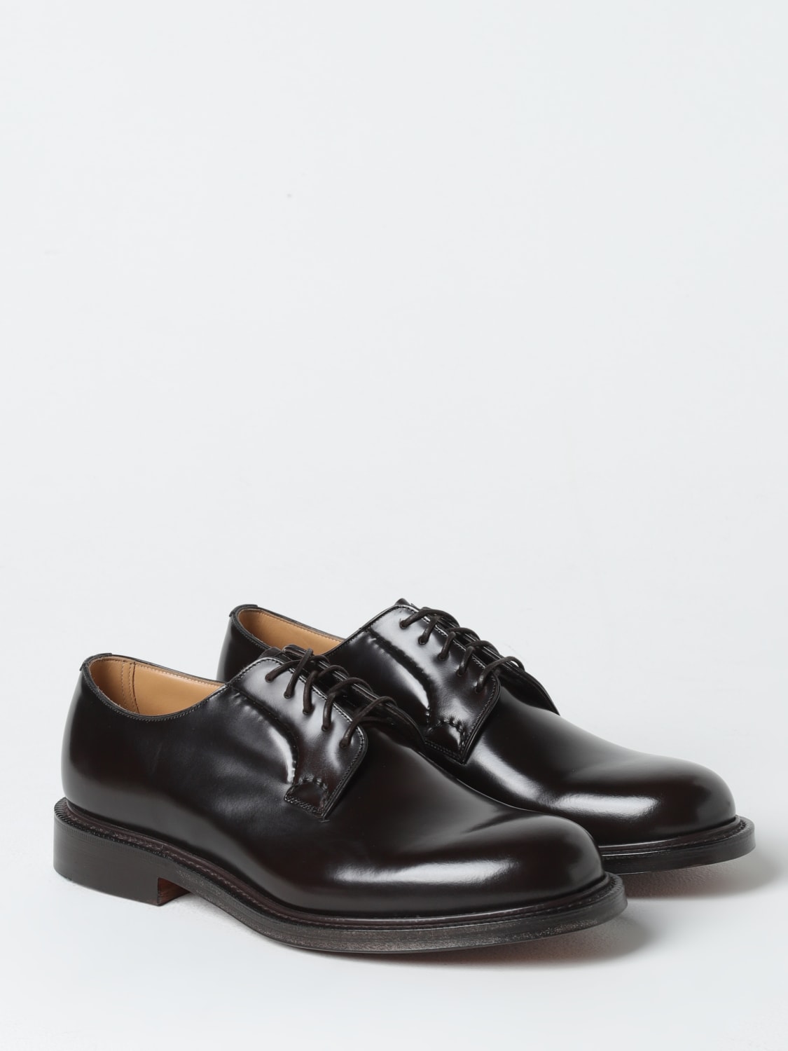 Church's Shannon derby shoes in brushed leather