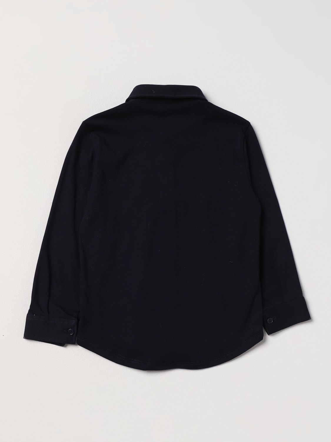 IL GUFO CAMISA: Camisa niños Il Gufo, Azul Oscuro - Img 2