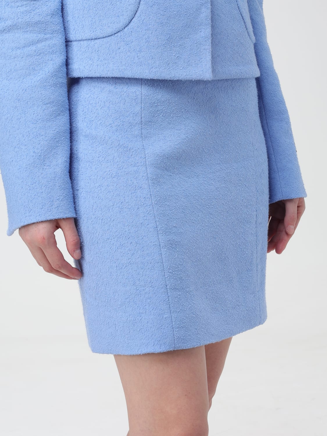 PATOU GONNA: Gonna basic Patou in misto cotone , Blue - Img 5