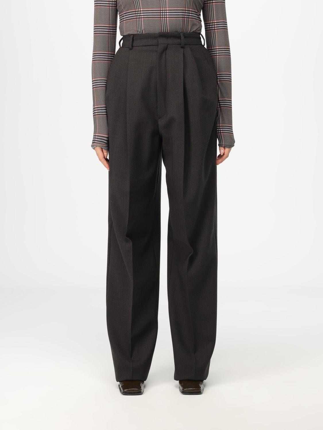 パンツ SPORTMAX Woman Pants Brown 2321360436600 019 Sportmax Outlet: Pants woman - Brown | Sportmax pants